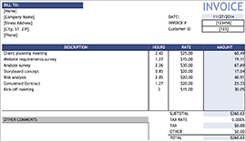 invoice iphone Chrono Plus