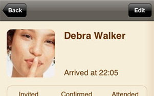 guest info iphone screenshot